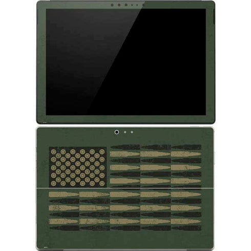 Bullet American Flag Surface Pro 4 Skin